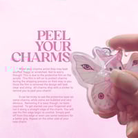 Image 3 of Strange Sweeties Mootant Two Headed Calf Cow Creepy Cute 2.5" Acrylic Charm Keychain