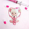 Disembowel Bear 3" Waterproof Vinyl Sticker