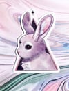 LAST CHANCE ♡ Pastel Goth Bunny 3" Waterproof Vinyl Sticker 