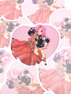 Revolutionary Valentine Girl 3" Waterproof Vinyl Sticker