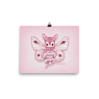 Image 2 of Strange Sweeties Moth Rabbit 8x10" Poster Print