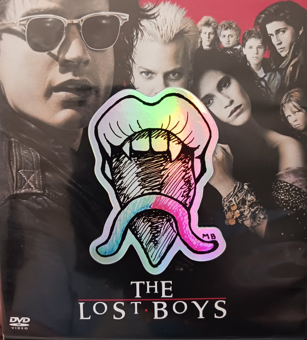 Image of Lost Boys Gummy Worms Vamp Holographic Vinyl Sticker