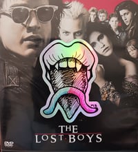 Image 2 of Lost Boys Gummy Worms Vamp Holographic Vinyl Sticker