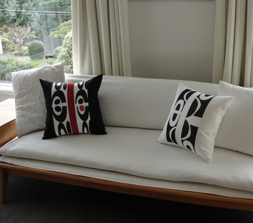 Image of 'Downtown' White cushion