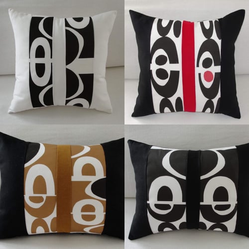 Image of 'Downtown' cushion in Black