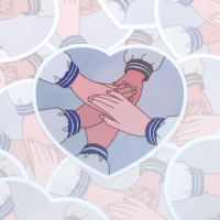 Image 1 of Magical Girl Squad 3" Waterproof Vinyl Sticker