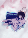 Serial Experiments Lain Vintage Anime Acrylic Charm Keychain