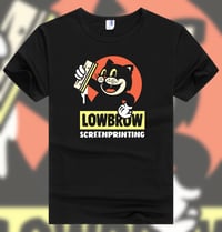 LOWBROW Screen Printing logo shirt (color)