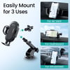  Phone holder suction mount telescopic arm