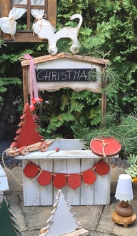 Image 3 of Wooden garland *red