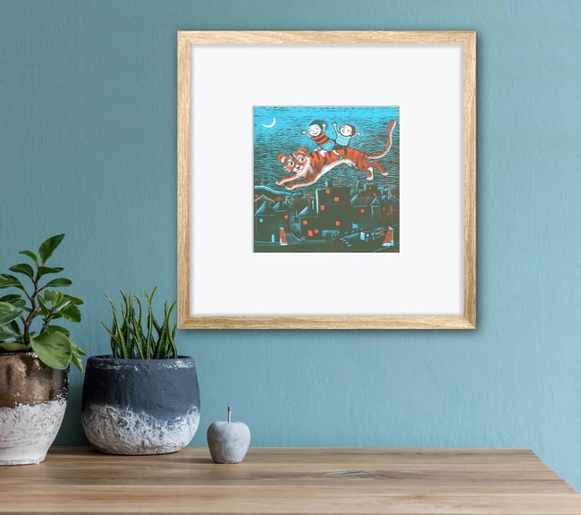 Sky Tiger Giclée Print