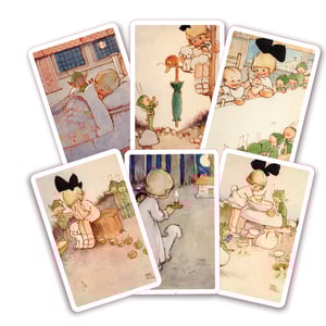 Image of Mabel Lucie Attwell Series Two swap cards - 6 pack
