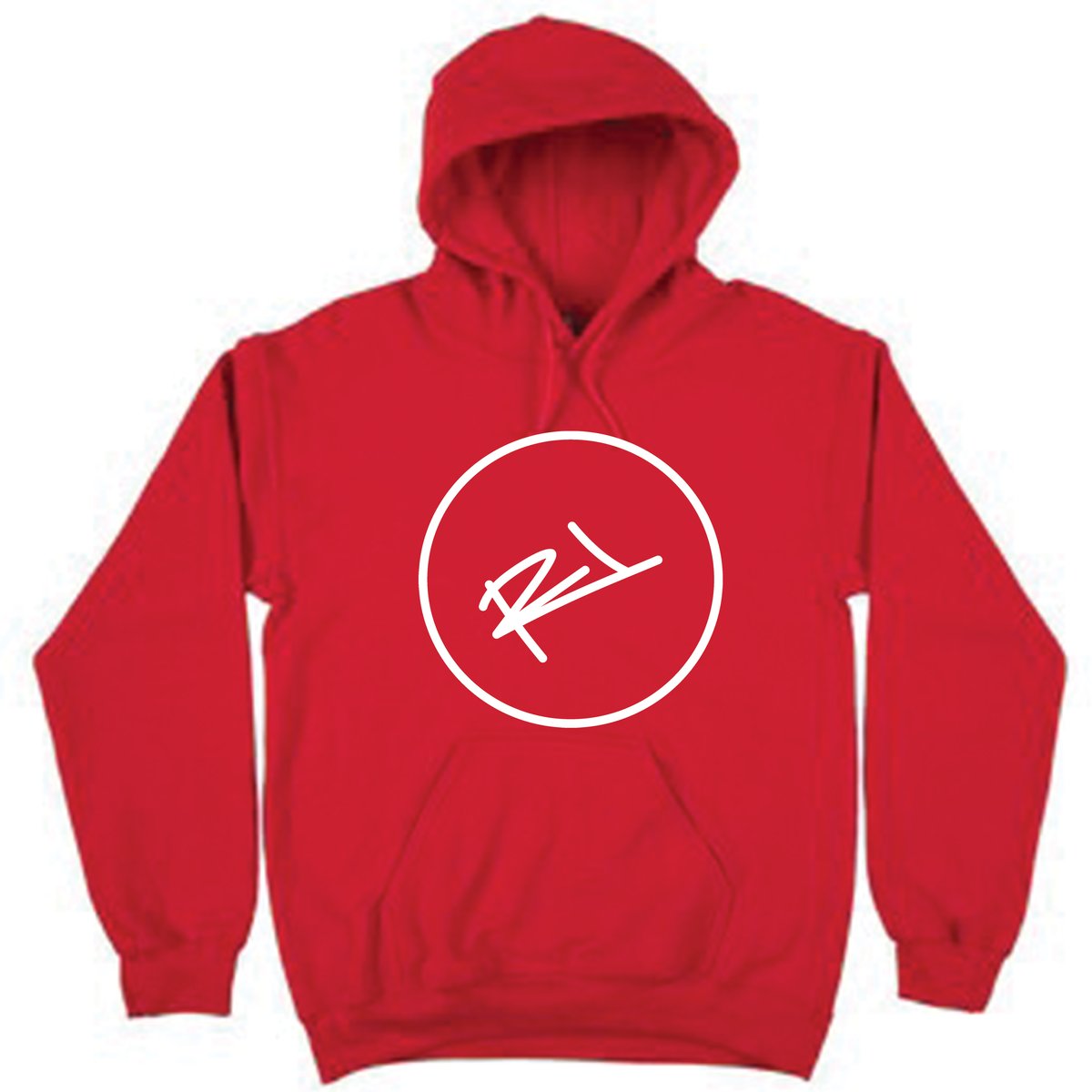 Image of RED & WHITE ReL LOGO HOODIE