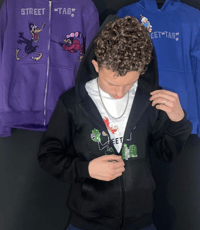 Disney x STREET "TAG" Zip Hoodie