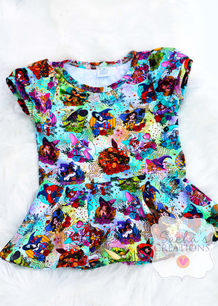 Image of Spooky Princesses Peplum Top 