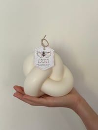 Image 3 of Demi Infinity Knot Pillar Candle