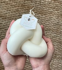 Image 4 of Demi Infinity Knot Pillar Candle