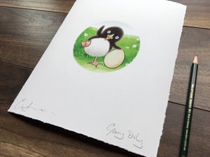 Puffling And The Egg - small print