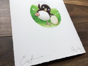 Puffling And The Egg - small print