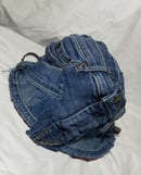 Image 2 of Tasty Raw Edge Denim “Waisted Inferno” Bucket Hat