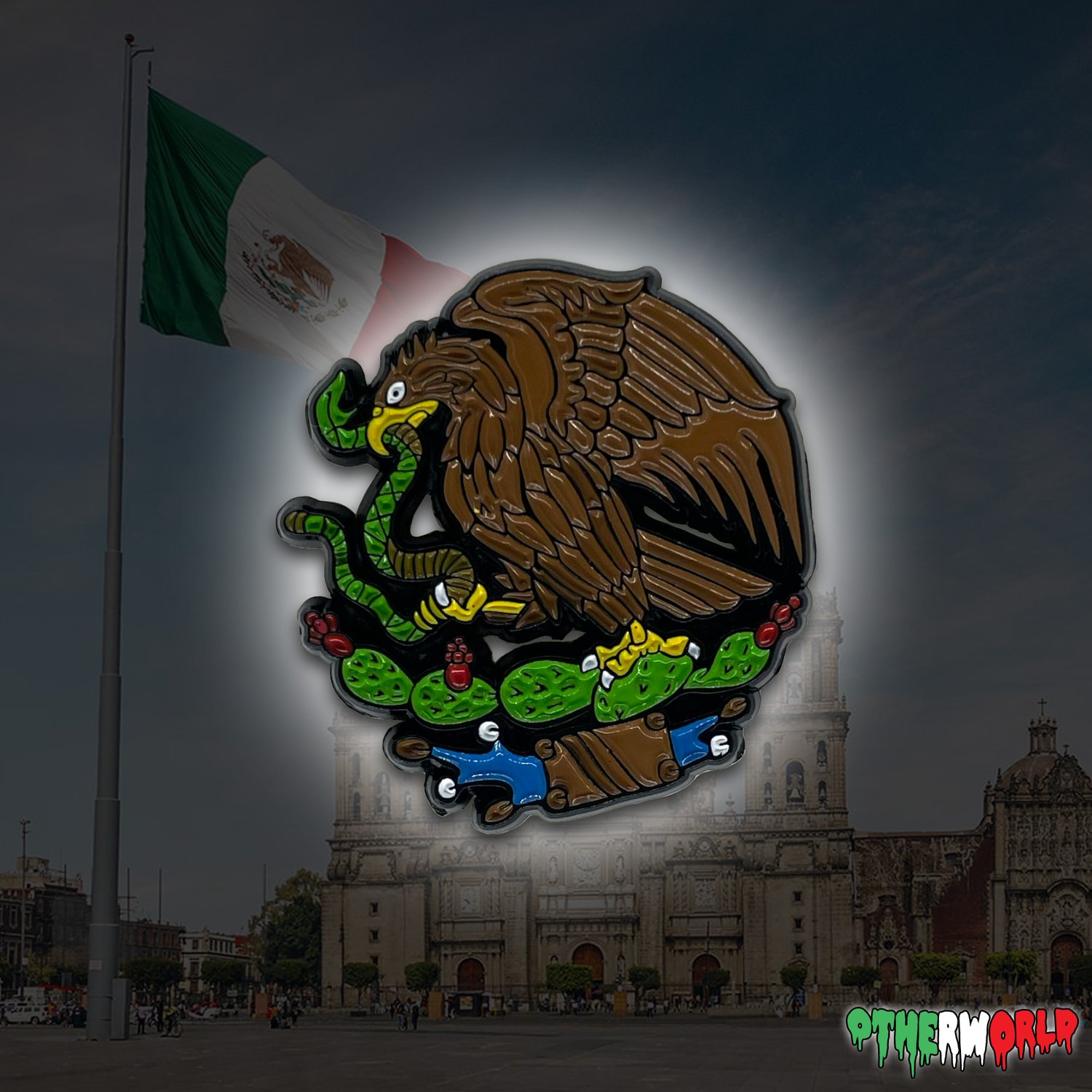 Mexican Eagle pin
