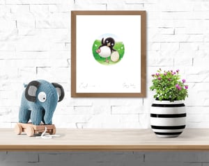 Puffling And The Egg - small print