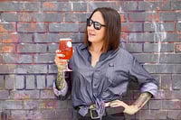 Image 2 of Black Chambray Button Up