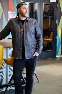 Image 5 of Black Chambray Button Up