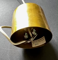 Image 3 of Large Brass and Fringed Pendant Light by Jakobsson, Sweden [II]