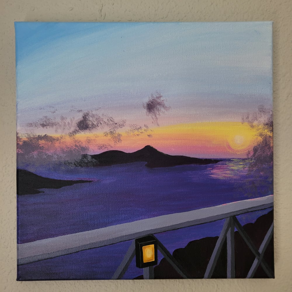 Sunset over the Caldrea