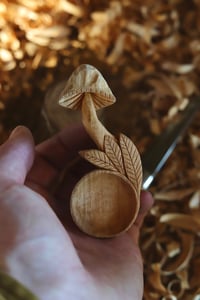 Image 1 of Leaf and Mushroom Scoop 