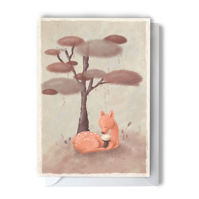 'Hugs' Greeting Card