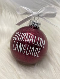 Image 2 of Double Sided Highschool/College Custom Ornament 