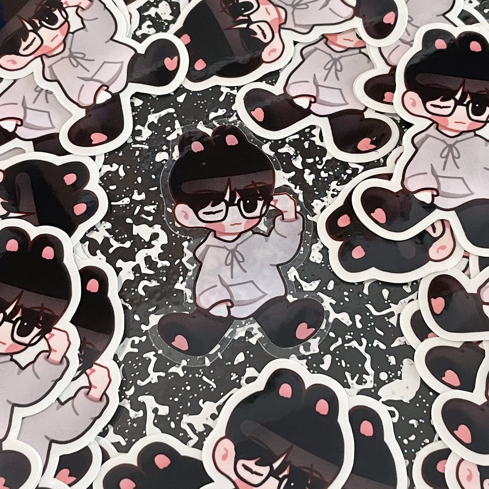 Soobin acrylic keychain + clear sticker