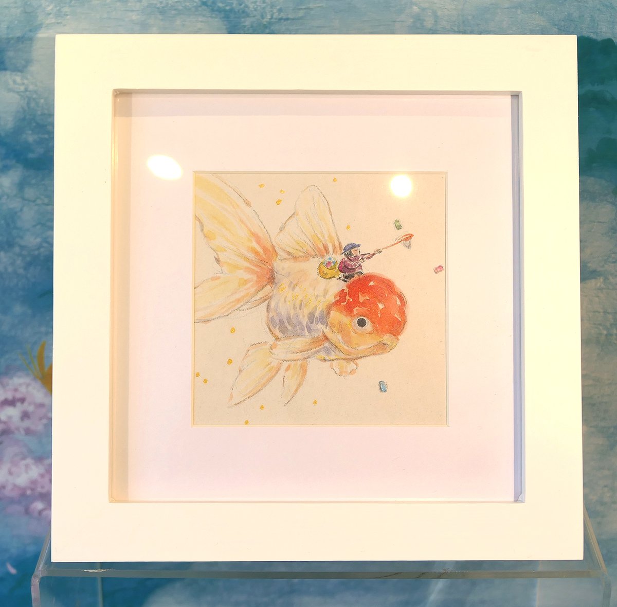 Goldfish Can Collectors - Red & Pearl 1/1 painting