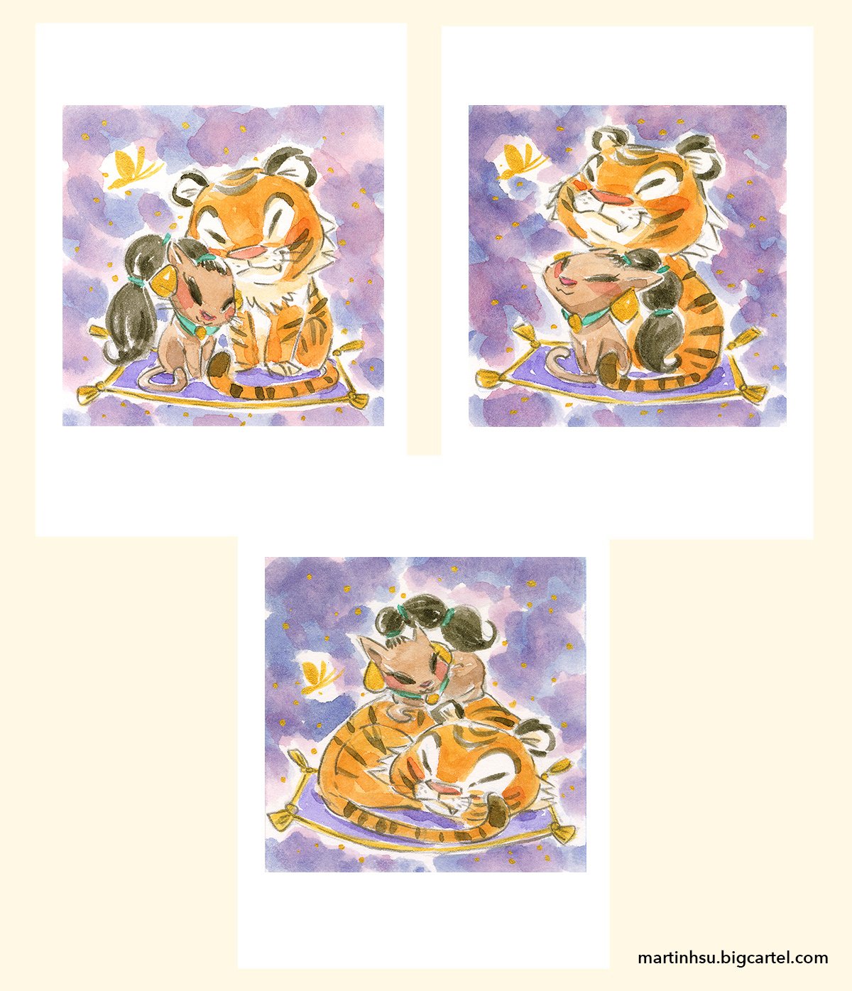 Jaz Cat and Rajah | 3-Pack 5 x 7" Prints | AIR 2023