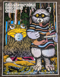 Image 1 of Les Claypool's Bastard Jazz- 7/28/22- Artwork by Caitlin Mattisson and Alan Forbes