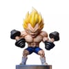 17cm Anime Dragon Ball Z Figure GK Fitness Son Gohan Dumbbell Vegeta IV Action Figure