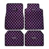 Purple Checker Floor Mats