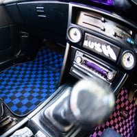Image 3 of Blue Checker Floor Mats