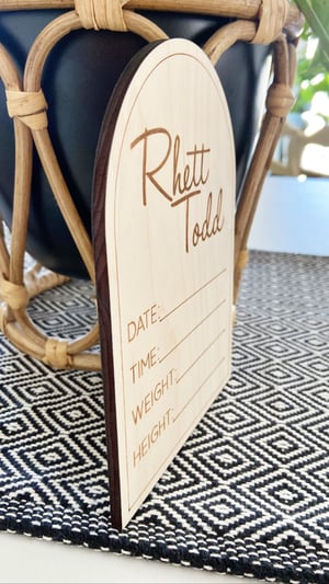 Image of Baby Announcement Arch