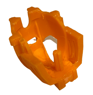 Image of Bionicle Adaptive Flight Kakama by Galva (Toa Pohatu Nuva, Resin-printed, Orange)