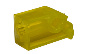 Image of Bionicle 2007/8 Eye Stalk with Axle Connections (Resin-printed, trans-yellow)