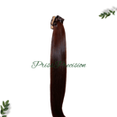 Image 1 of Deep Dark Auburn Tape In Extensions 18”