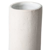 Image 4 of Ceramic Twisted Vase Matt White by HKliving