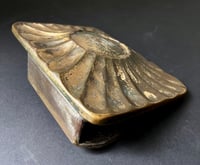 Image 2 of Large Bronze Door Handle with Raised Sunburst