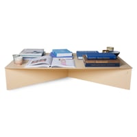 Image 1 of Metal Coffee Table Rectangular - Cream by HKliving