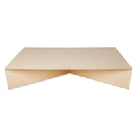 Image 3 of Metal Coffee Table Rectangular - Cream by HKliving
