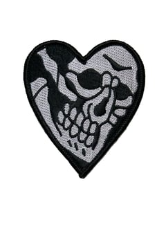 HEART PATCH GREY - proyecto eclipse