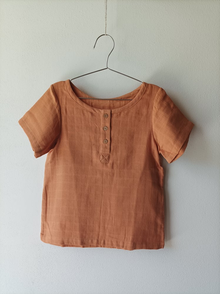 Image of MARTE T-SHIRT_APRICOT/ ON SALE!!!